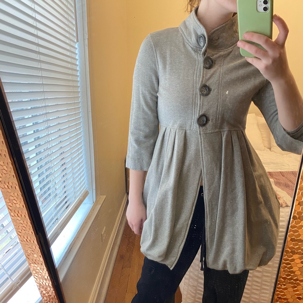 Gray coat
